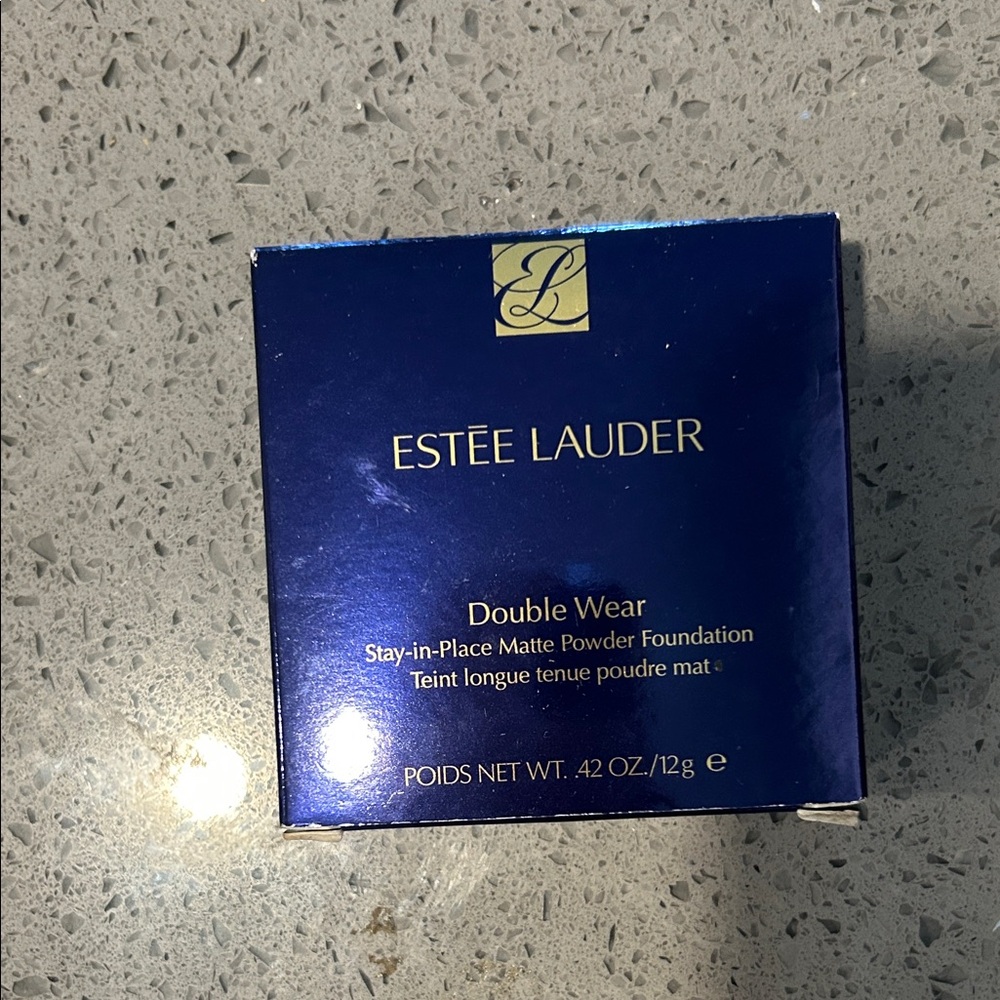 Estee Lauder Double Wear Matte Powder Foundation - Deep Blue